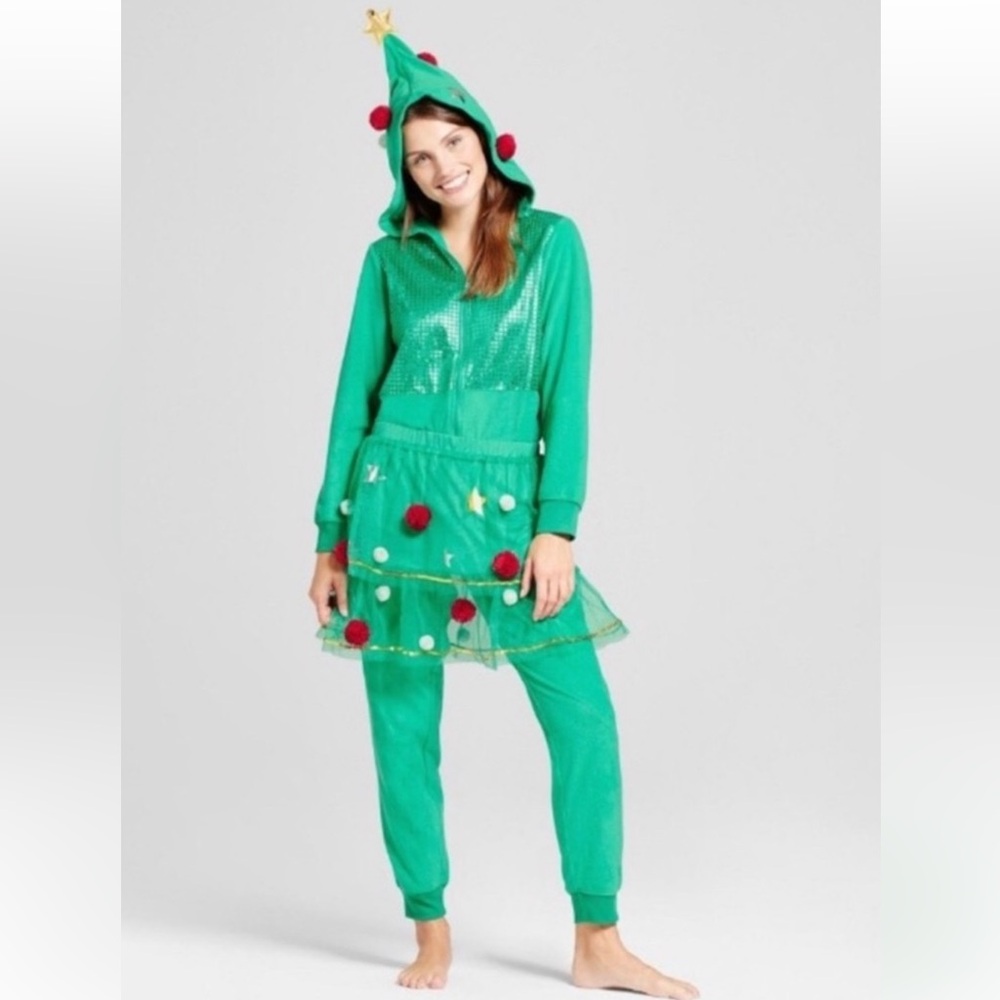 Holiday Christmas Tree Onesie